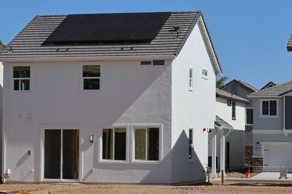 solar new build house
